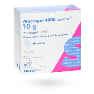 Macrogol 4000 10 g Sandoz 20 sachets constipation
