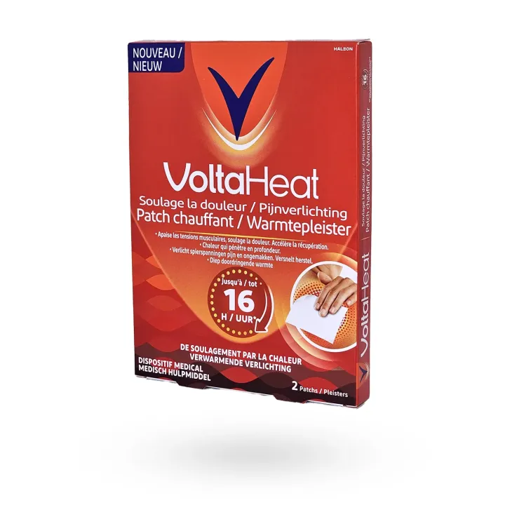 VoltaHeat patch chauffant douleurs musculaires 2 patchs 4