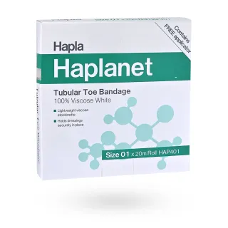 Bandage tubulaire élastique avec applicateur inclus Haplanet Taille 01 Medium