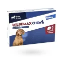 Milbemax Chew 12,5 mg/125 mg chiens 2 comprimés à croquer