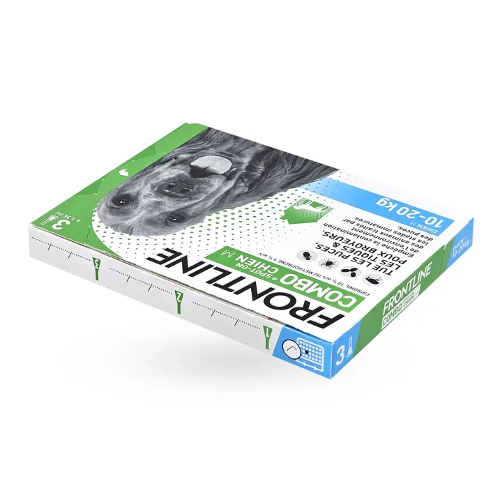 Frontline Combo Spot-on Chien M 10-20 kg 3 pipettes - Anti-puces et tiques chien | Pharmacie en ligne