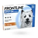 Frontline Spot On Chien S 2-10 kg 3 pipettes antiparasitaires