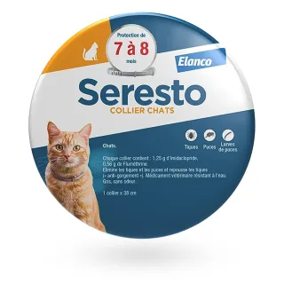 Seresto collier anti-puces chats 38 cm