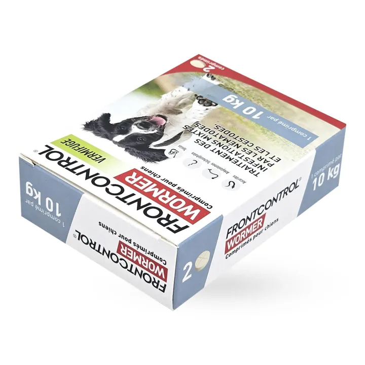 Frontcontrol Wormer vermifuge pour chiens 2 comprimés | Pharmacie en ligne