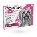 Frontline Tri-Act solution pour spot-on Chiens 2-5 kg 3 pipettes