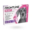 Frontline Tri-Act solution pour spot-on Chiens 20-40 kg 3 pipettes