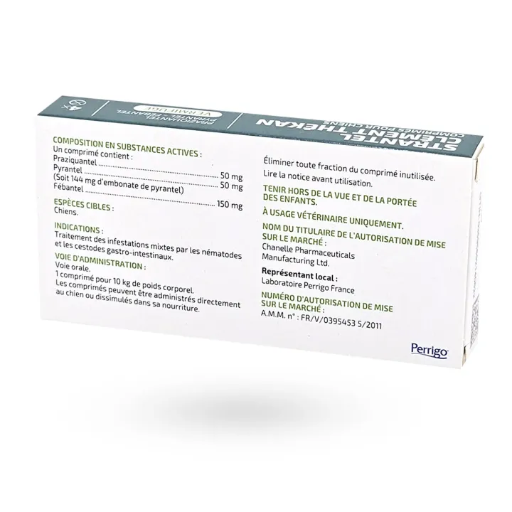 STRANTEL Vermifuge Chien Clément Thékan 2 ou 4 comprimés - Vermifuge chien | Pharmacie en ligne