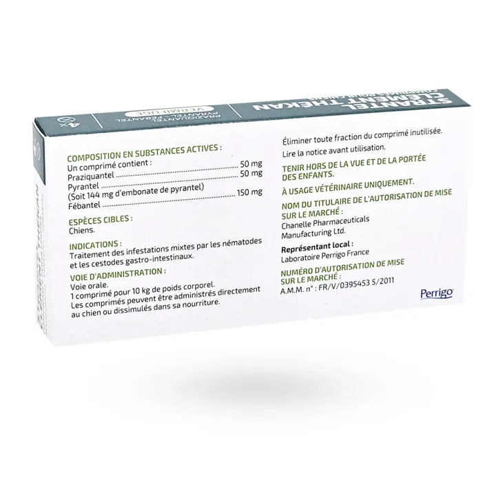 STRANTEL Vermifuge Chien Clément Thékan 2 ou 4 comprimés - Vermifuge chien | Pharmacie en ligne