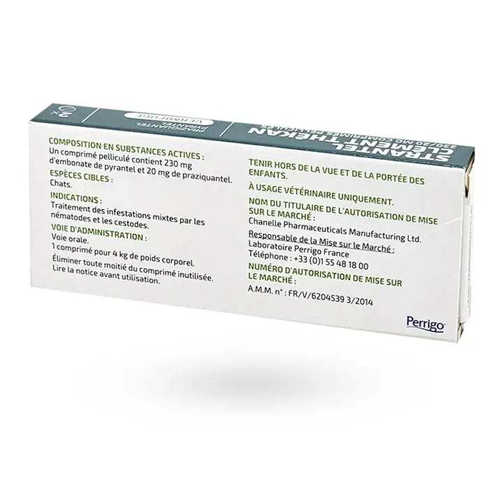 Strantel Vermifuge Chats Clément Thékan 2 et 4 comprimés | Pharmacie en ligne