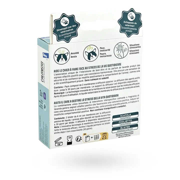 Calmisto recharge diffuseur bien-être chien 60 jours 2 x 6 ml – Recharge anti-stress chien | Pharmacie en ligne