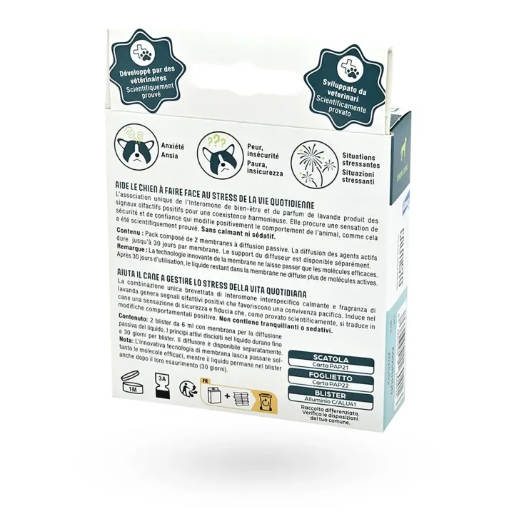 Calmisto diffuseur bien-être chien 30 jours 6 ml – Anti-stress chien sans électricité | Pharmacie en ligne