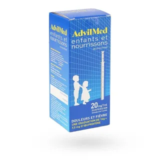 AdvilMed enfants et nourrissons 20 mg/1 ml suspension buvable 200 ml