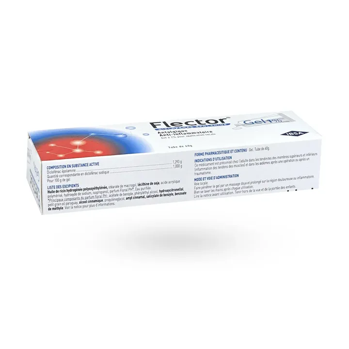 Flector Gel 1 % anti-inflammatoire - Tendinites et douleurs locales | Pharmacie en ligne