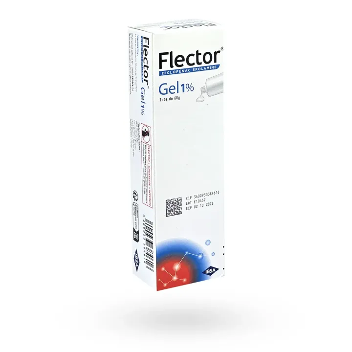 Flector Gel 1 % anti-inflammatoire - Tendinites et douleurs locales | Pharmacie en ligne