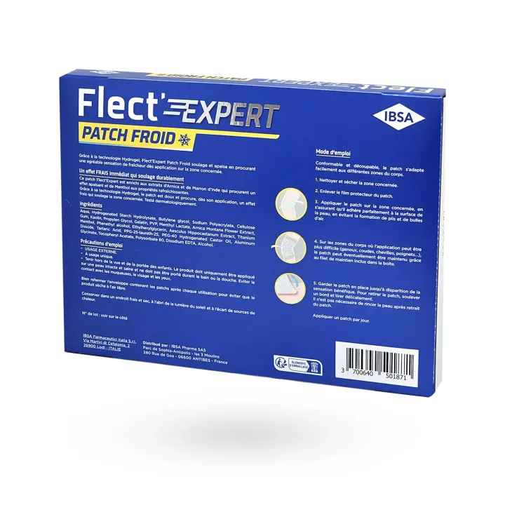 Flect’Expert Patch Froid - Patch effet froid après choc ou coup | Pharmacie en ligne