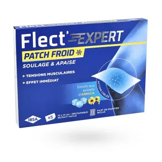Flect'Expert patch froid 10 x 14 cm 5 patchs arnica