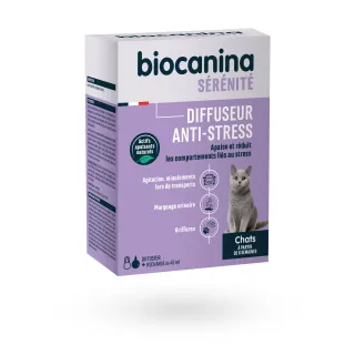 Biocanina Sérénité diffuseur anti-stress chat - Diffuseur + recharge 45 ml