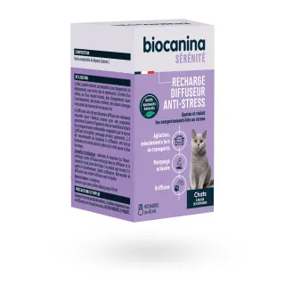 Biocanina Sérénité recharge diffuseur anti-stress chat recharge 45 ml