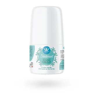 Déodorant mixte 48h Wellpharma aloe vera BIO 50 ml