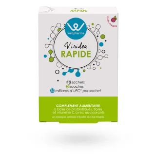 Viridea Rapide Wellpharma 10 sachets fruits rouges