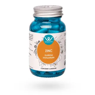 Complément alimentaire Zinc Bisglycinate Wellpharma 90 gélules