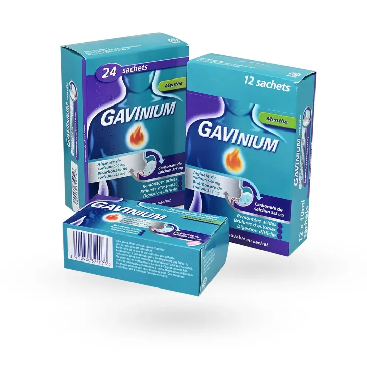 Gavinium menthe | Brûlures d'estomac