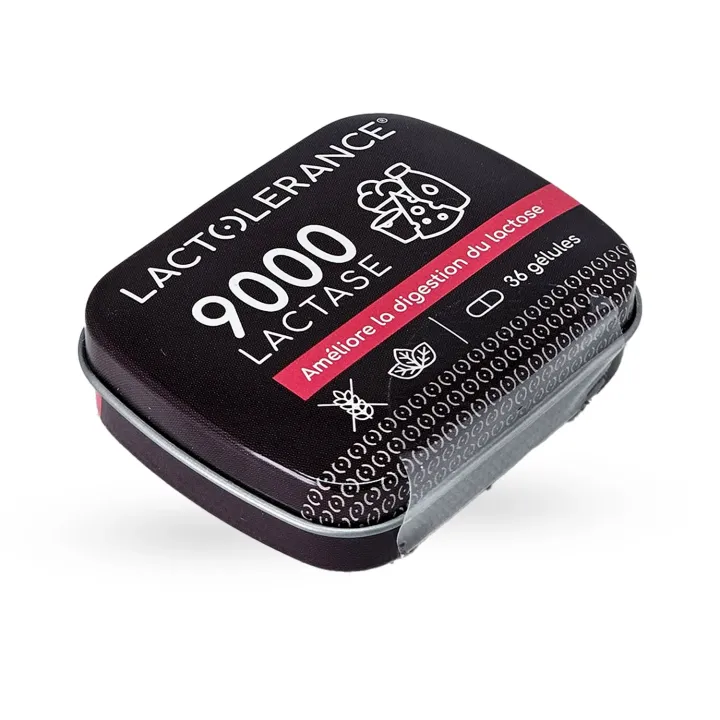Lactolerance 9000 Lactase 36 gélules - Digestion du lactose | Pharmacie en ligne