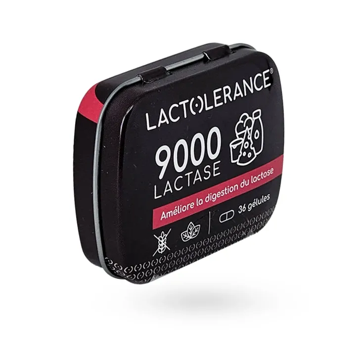 Lactolerance 9000 Lactase 36 gélules - Digestion du lactose | Pharmacie en ligne
