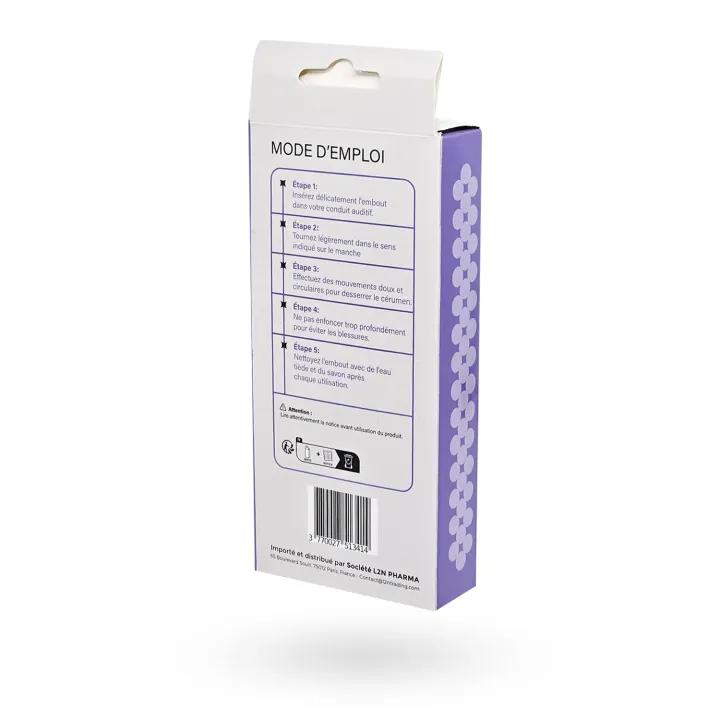 Extracteur de cérumen L2N Pharma 16 embouts - Hygiène auriculaire | Pharmacie en ligne