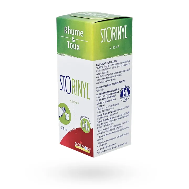 Storinyl sirop Rhume & Toux Boiron 200 ml | Pharmacie en ligne