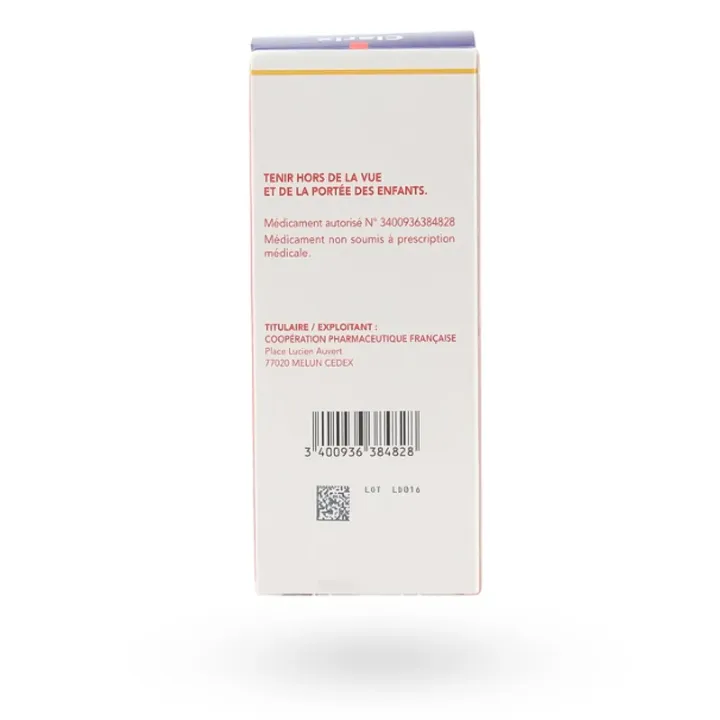 Clarix Expectorant Carbocistéine 2 % Enfants sirop 150 ml | Pharmacie en ligne