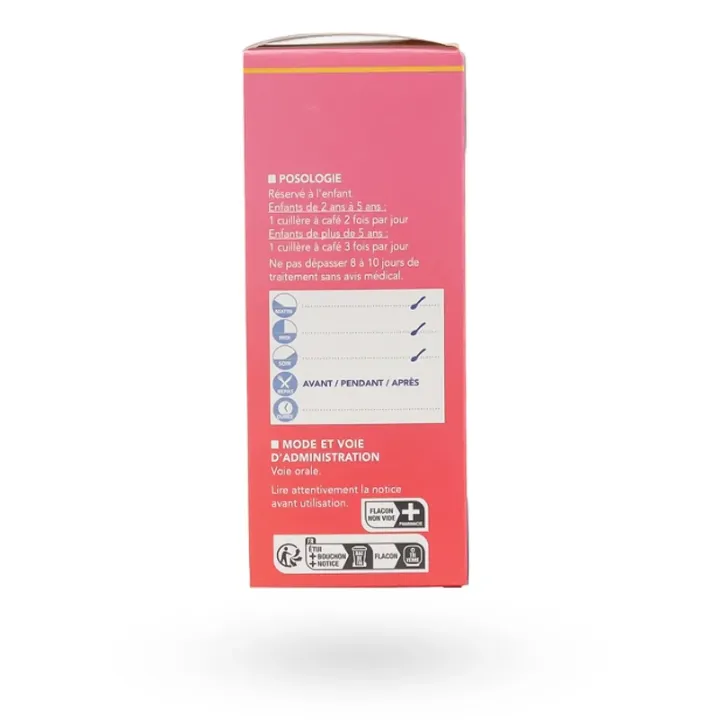 Clarix Expectorant Carbocistéine 2 % Enfants sirop 150 ml | Pharmacie en ligne