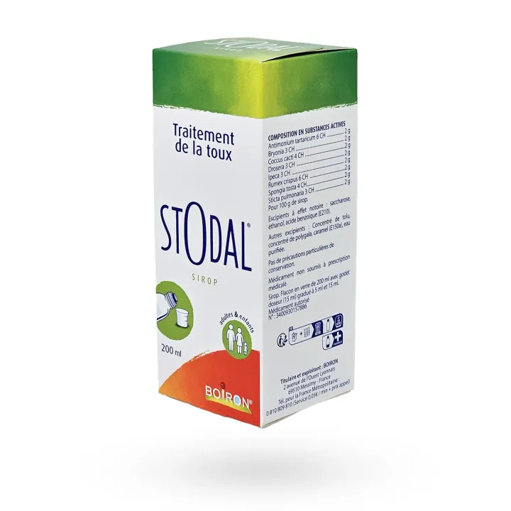 Stodal Boiron sirop contre la toux flacon de 200 ml | Pharmacie en ligne