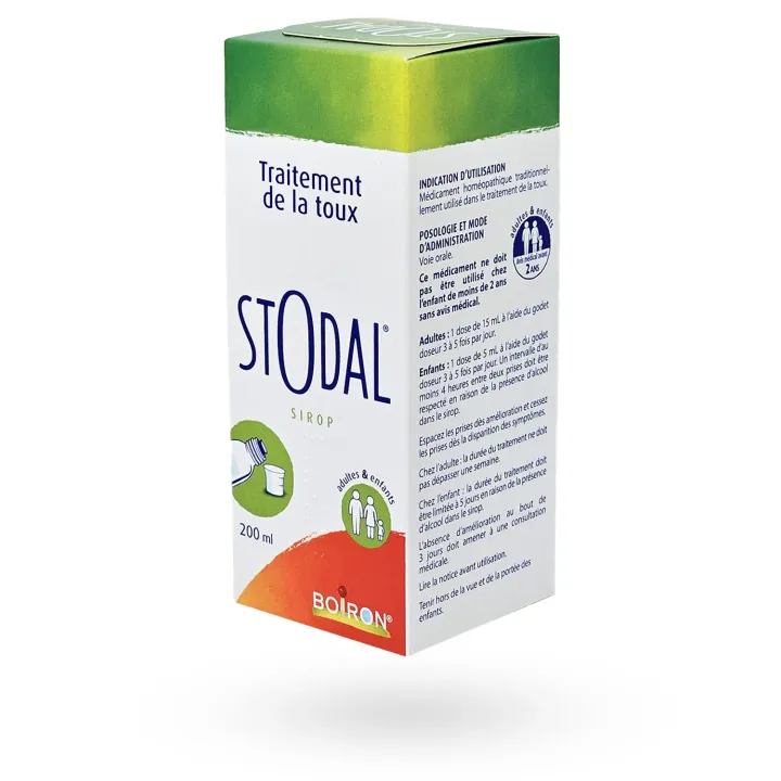 Stodal Boiron sirop contre la toux flacon de 200 ml | Pharmacie en ligne
