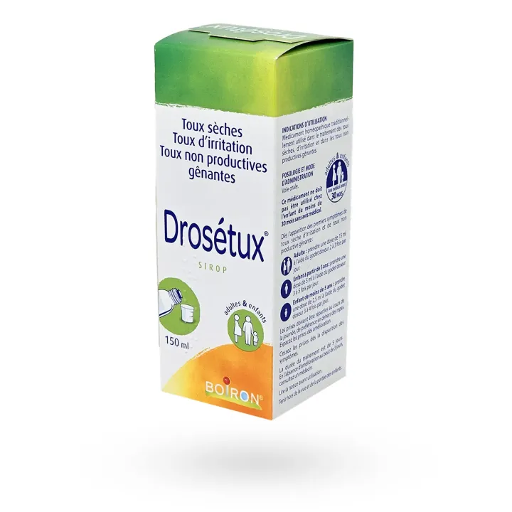 Drosétux Boiron sirop toux sèche et d'irritation 150 ml | Pharmacie en ligne