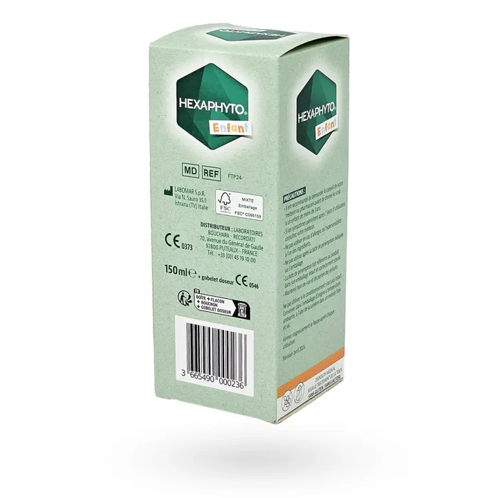 Hexaphyto enfant sirop toux sèche/grasse 150 ml | Pharmacie en ligne