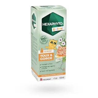Hexaphyto enfant sirop toux sèche et grasse 150 ml