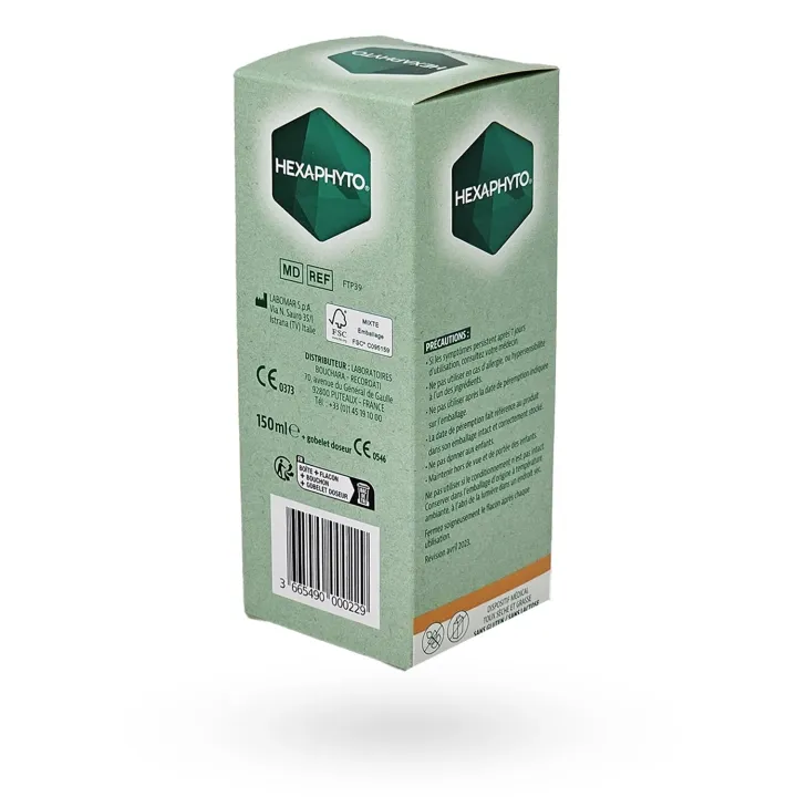 Hexaphyto sirop toux grasse ou sèche flacon 150 ml | Pharmacie en ligne