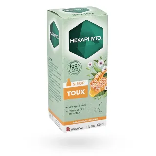 Hexaphyto sirop contre la toux grasse ou sèche 150 ml