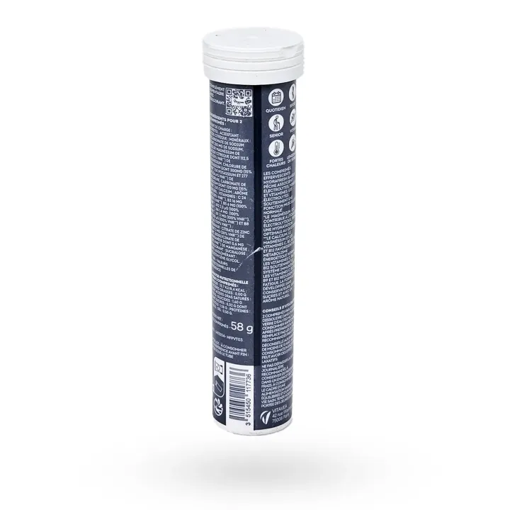 HydraFresh goût pêche 20 comprimés effervescents - Hydratation et énergie | Pharmacie en ligne