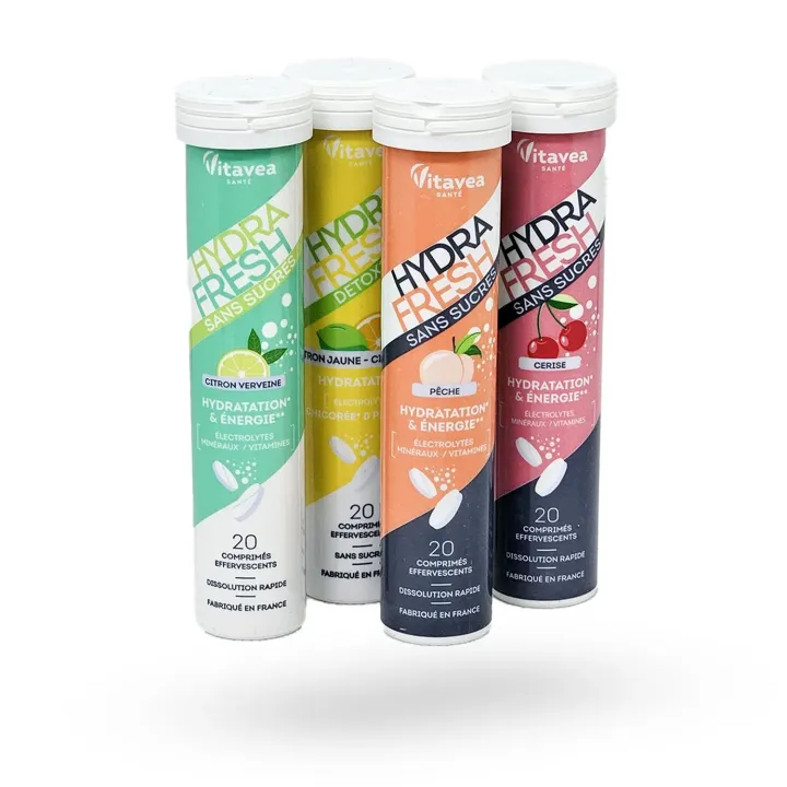 HydraFresh citron verveine 20 comprimés - Hydratation & énergie | Pharmacie en ligne