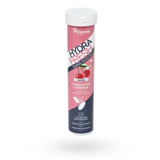 HydraFresh Hydratation & Énergie goût cerise 20 comprimés effervescents