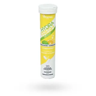 HydraFresh Hydratation & Énergie goût citron jaune/vert 20 comprimés effervescents