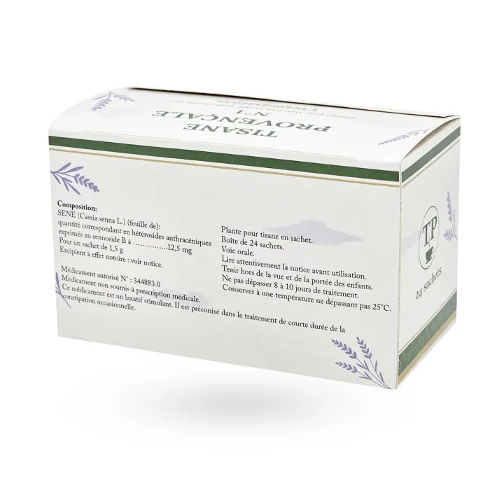 Tisane provençale constipation N°1 24 sachets mélange de plantes | Pharmacie en ligne