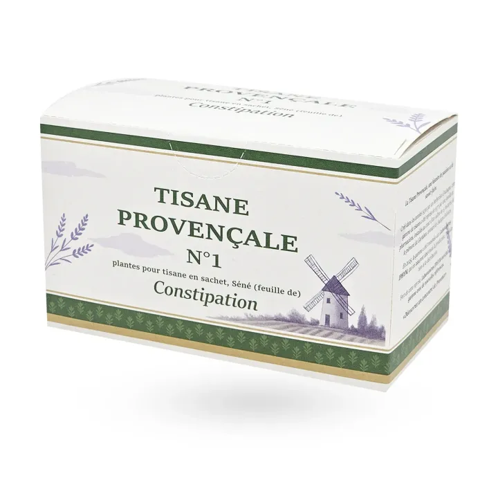 Tisane provençale constipation N°1 24 sachets mélange de plantes | Pharmacie en ligne