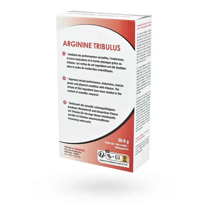 Arginine Tribulus Labophyto 60 gélules - Vitalité masculine et performances | Pharmacie en ligne