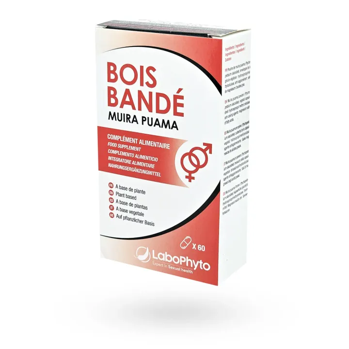 Bois Bandé Muira Puama Labophyto 60 gélules - Vitalité | Pharmacie en ligne