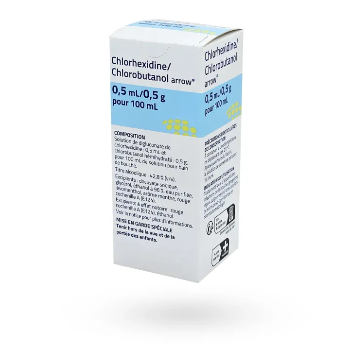 Chlorhexidine/Chlorobutanol Arrow bain de bouche 90 ml | Pharmacie en ligne