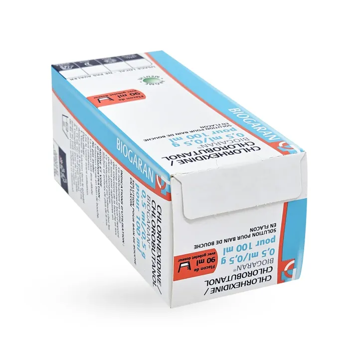 Chlorhexidine/Chlorobutanol Biogaran bain de bouche 90 ml | Pharmacie en ligne