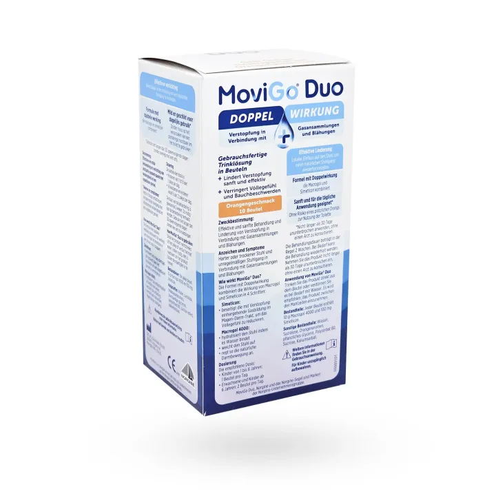 MoviGo Duo Double Action sachets laxatifs - Constipation et ballonnements | Pharmacie en ligne